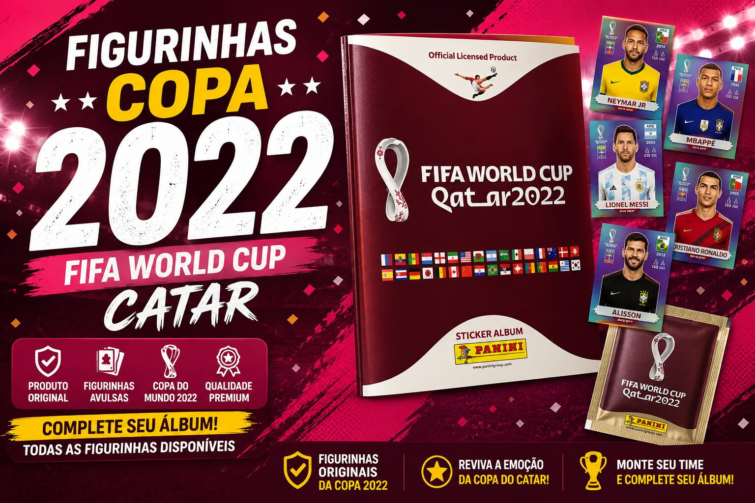 Kit Copa do Mundo Catar 2022