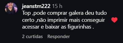 Comentário Instagram