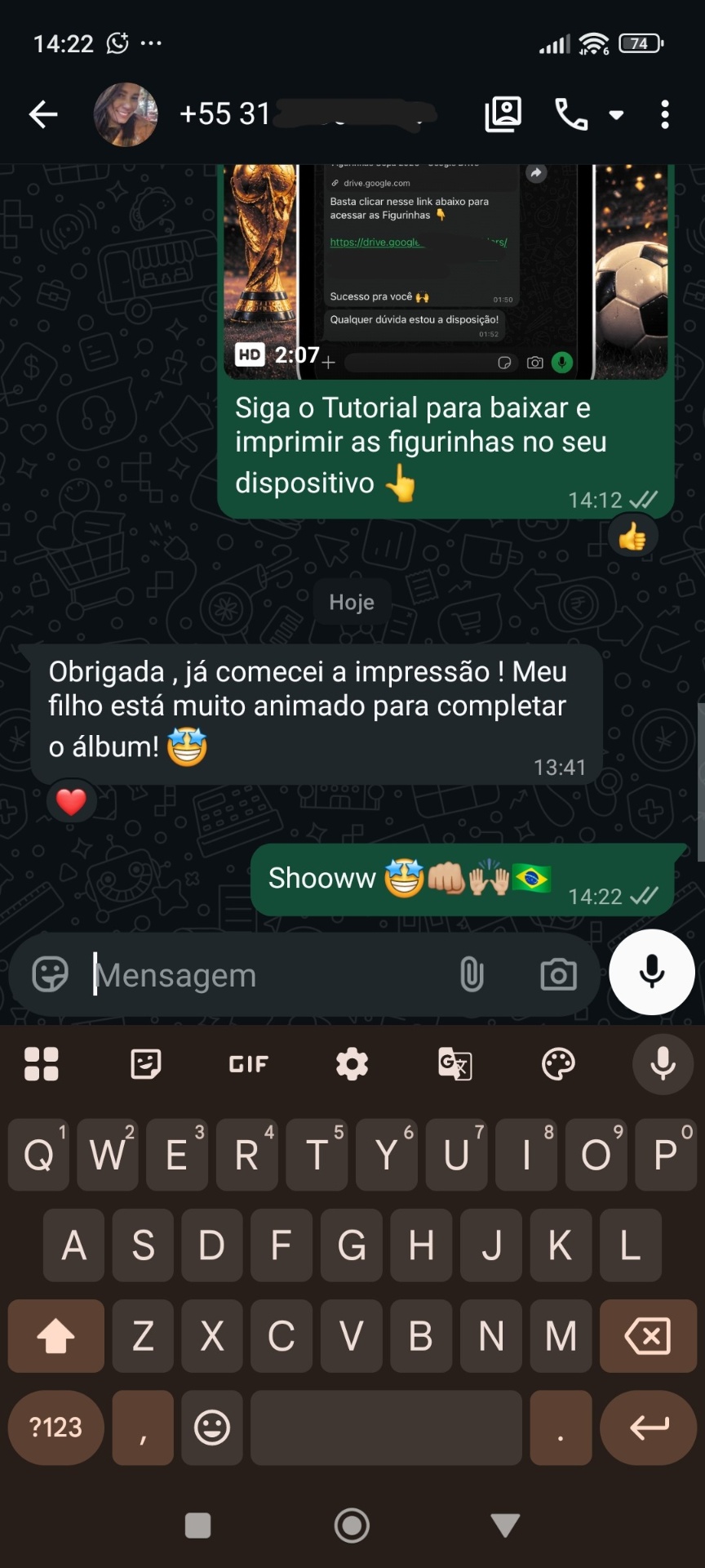 Feedback cliente 1