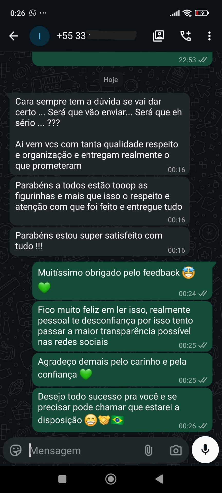 Feedback cliente 4